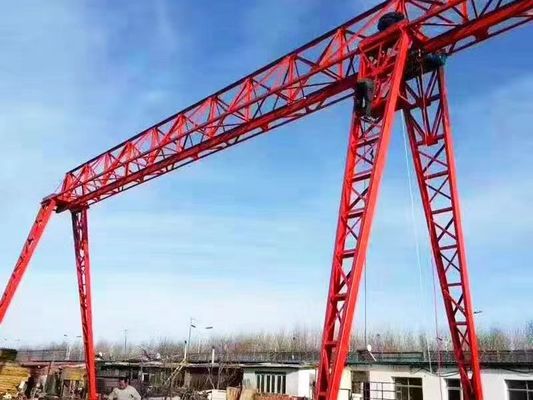 20m Lifting Wireless Remote Control Overhead Crane Single Girder For Workshop Production Loading And Unloading