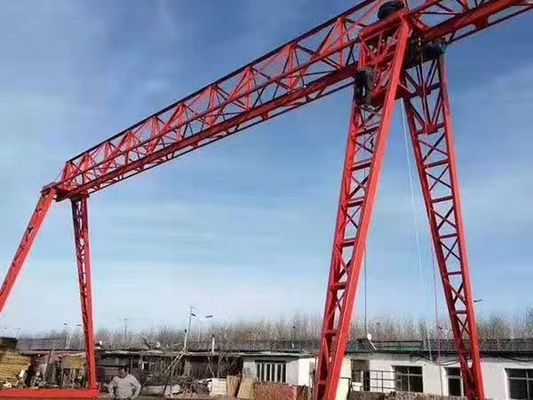 Single Beam Gantry Crane With 20m Lifting Height And 7KW-60KW Electric Power