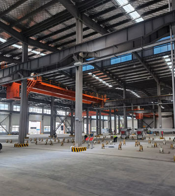 Bolt Tightening And Welding Steel Structure Workshop 1-48M Large Span Light Steel Frame