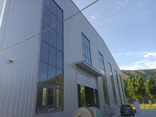 Large Span Light Steel Frame Construction Workshop For Industrial Plant Construction