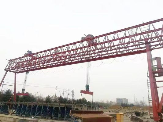 Remote Controlled 0-50m Double Beam Crane For Precise And Safe Material Handling