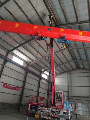 Loading And Unloading Single Beam Crane 380V with 0-38M Working Range A5-A8