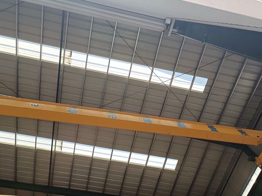 7KW-60KW Single Beam Overhead Crane Wireless Remote Control With 380V Power Supply Voltage