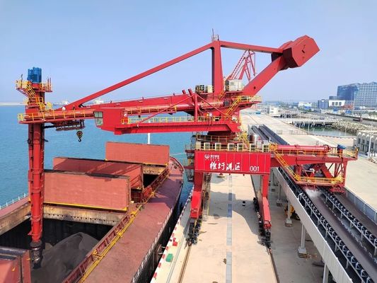 Steel Ship Unloader Crane For Bulk Cargo Unloading