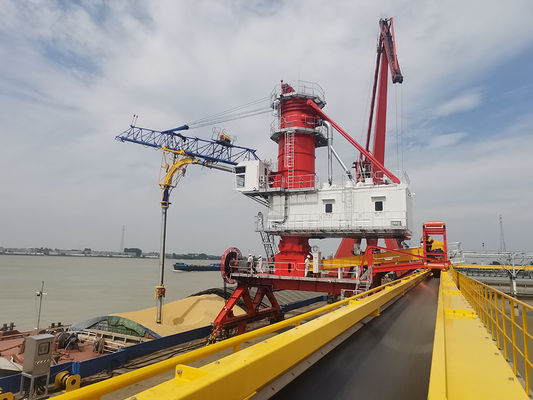Steel Ship Unloader Crane For Bulk Cargo Unloading