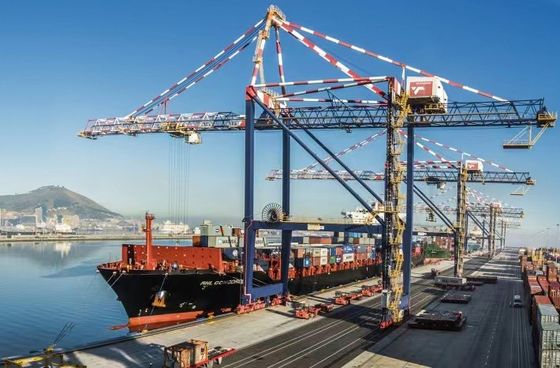 Lucheng Ship To Shore Container Cranes Customizable For 17m Lifting Height