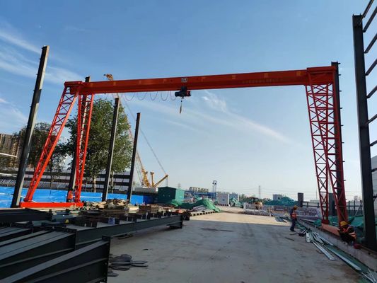 Remote Controlled Gantry Rail Crane 1-500T Customizable Rail Mounted Container Gantry Crane