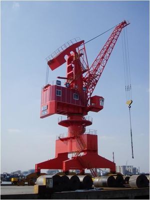 Industrial Steel Plate Portal Crane / Container Port Cranes Customized