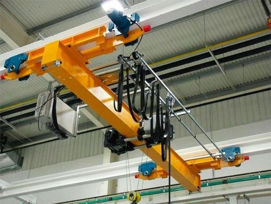 European 5 Tons Single Girder Overhead Crane With 0-50 M Lifting Height