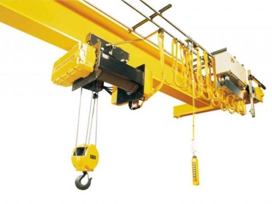 European 5 Tons Single Girder Overhead Crane With 0-50 M Lifting Height