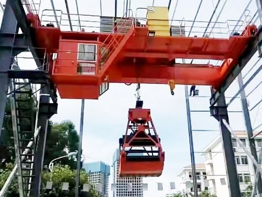 Remote Control Grab Crane / 50M/Min Grab Overhead Crane 1-500T