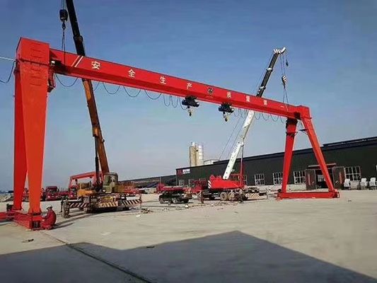 20m Lifting Height Overhead Crane Single Girder With Remote Controlled Operation