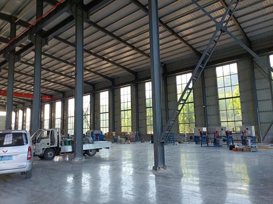 Finishing Painting Steel Structure Workshop with 1-48M Span Yes to Processing