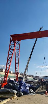 1-500T Customizable Lifting Capacity Rail Mounted Gantry Crane With Air / Remote Operation